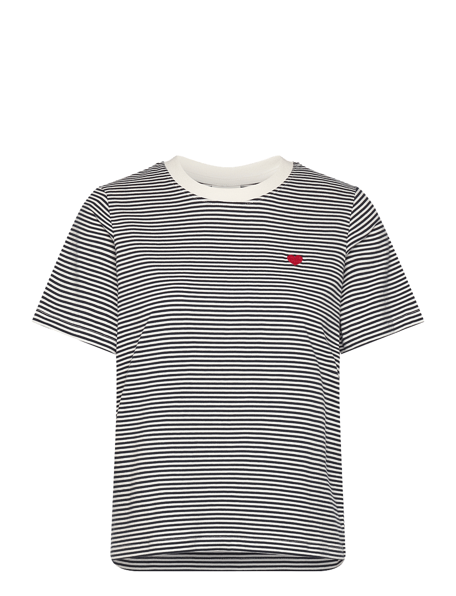 JDY - JDYPISA LIFE S/S PRINT TOP JRS NOOS - t-shirts - cloud dancer - 1