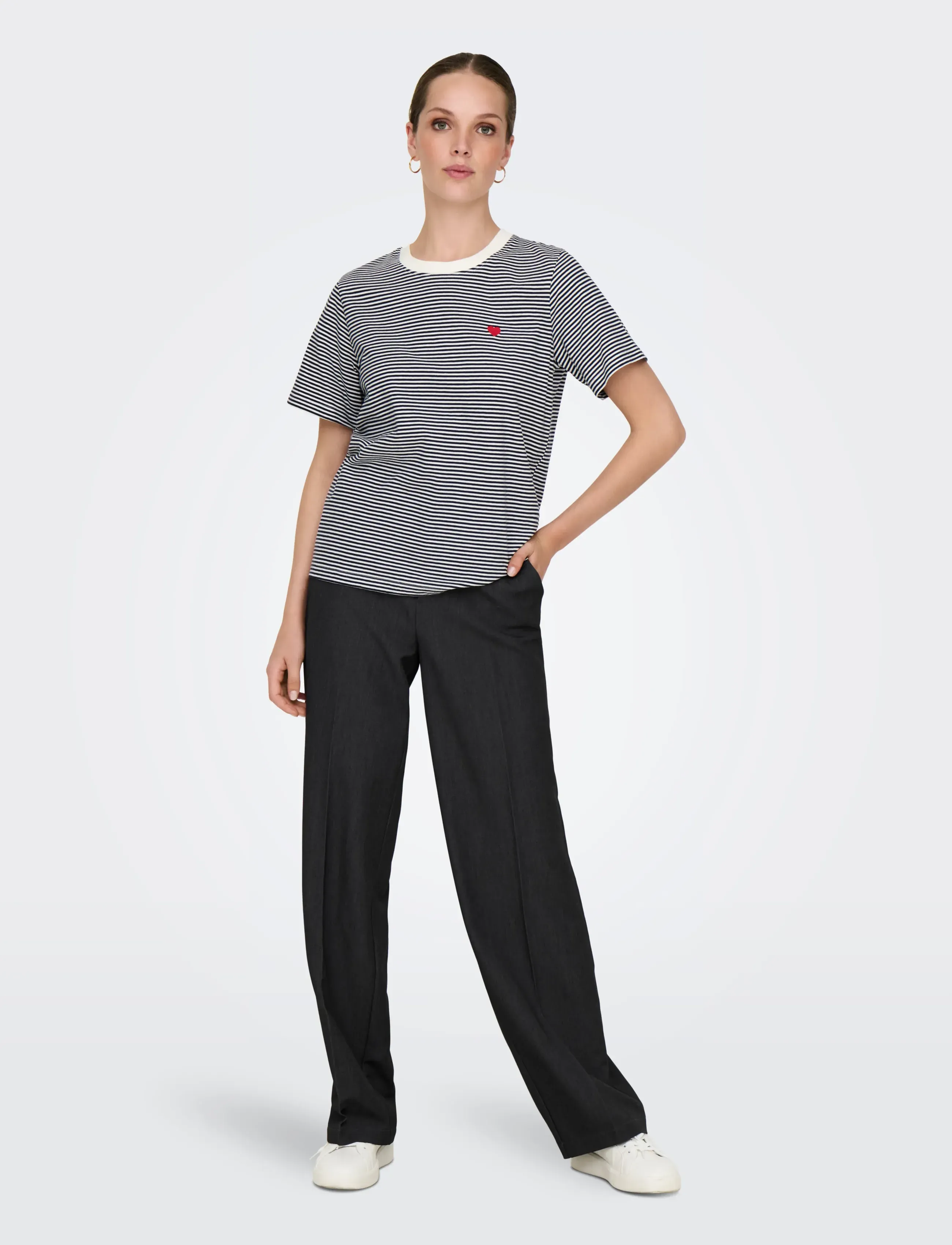 JDY - JDYPISA LIFE S/S PRINT TOP JRS NOOS - t-shirts - cloud dancer - 5
