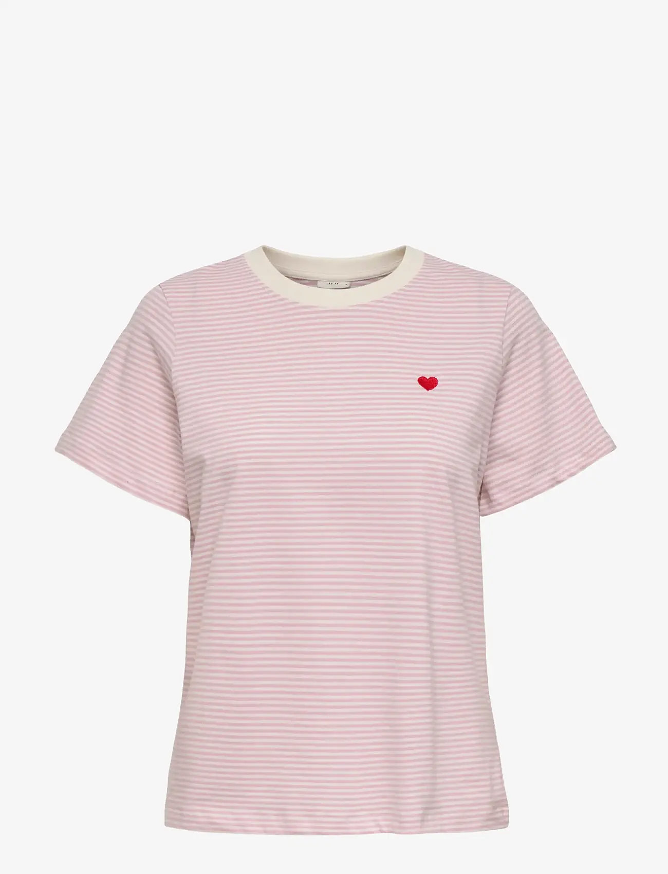 JDY - JDYPISA S/S PRINT TOP JRS NOOS - t-särgid - cloud dancer - 1