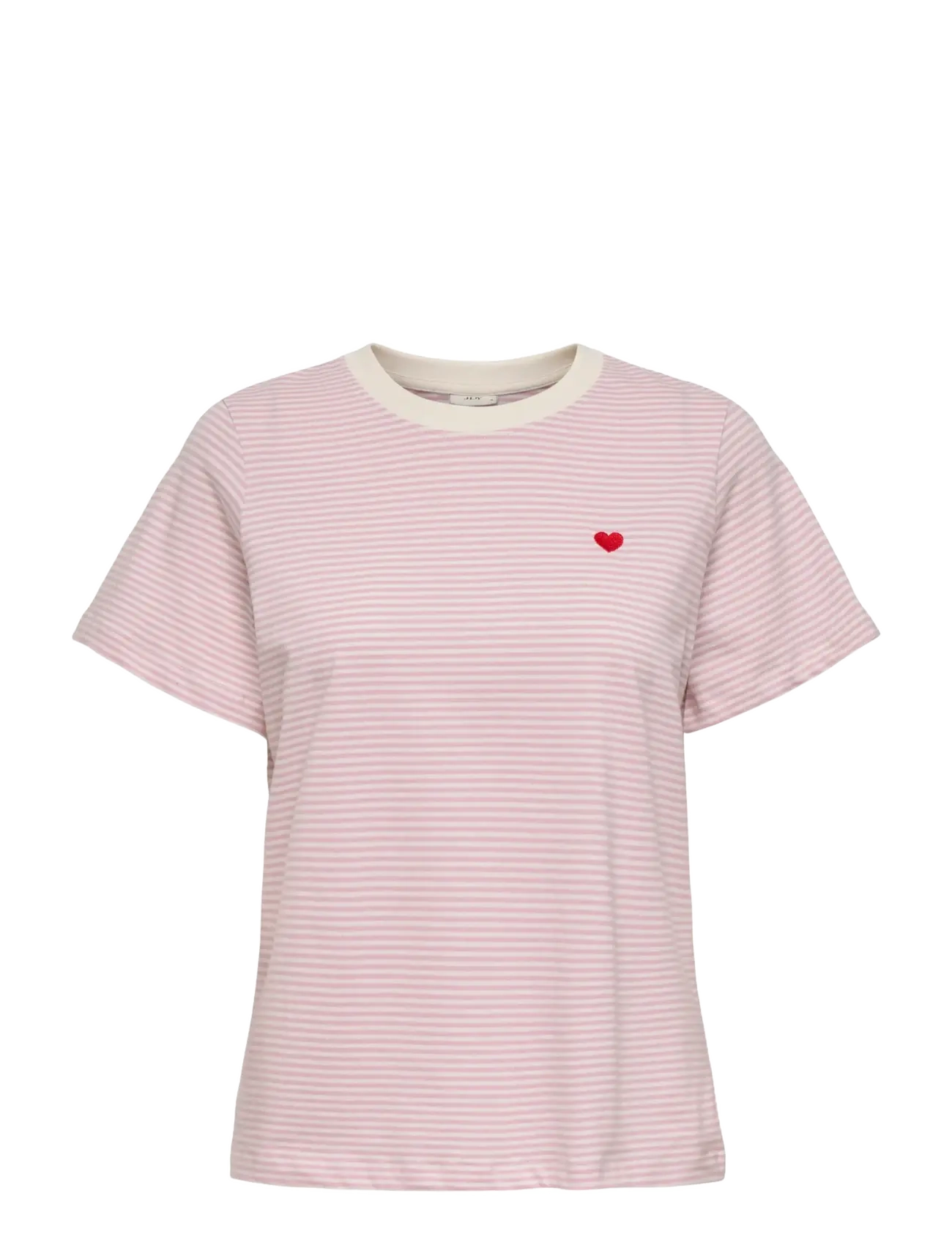 JDY JDYPISA S/S PRINT TOP JRS NOOS - JDY - CLOUD DANCER / pink/rose