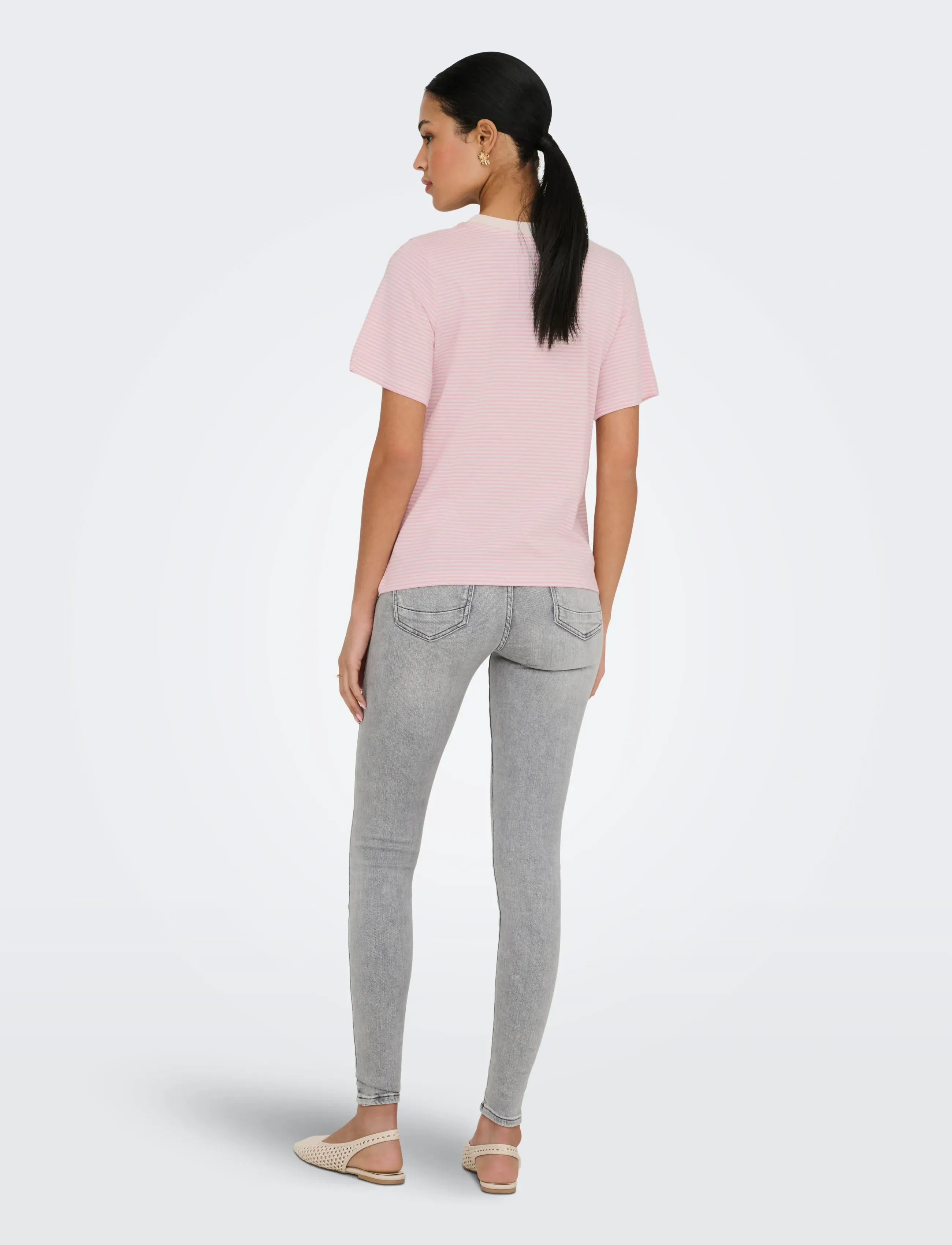 JDY - JDYPISA LIFE S/S PRINT TOP JRS NOOS - t-paidat - cloud dancer - 3