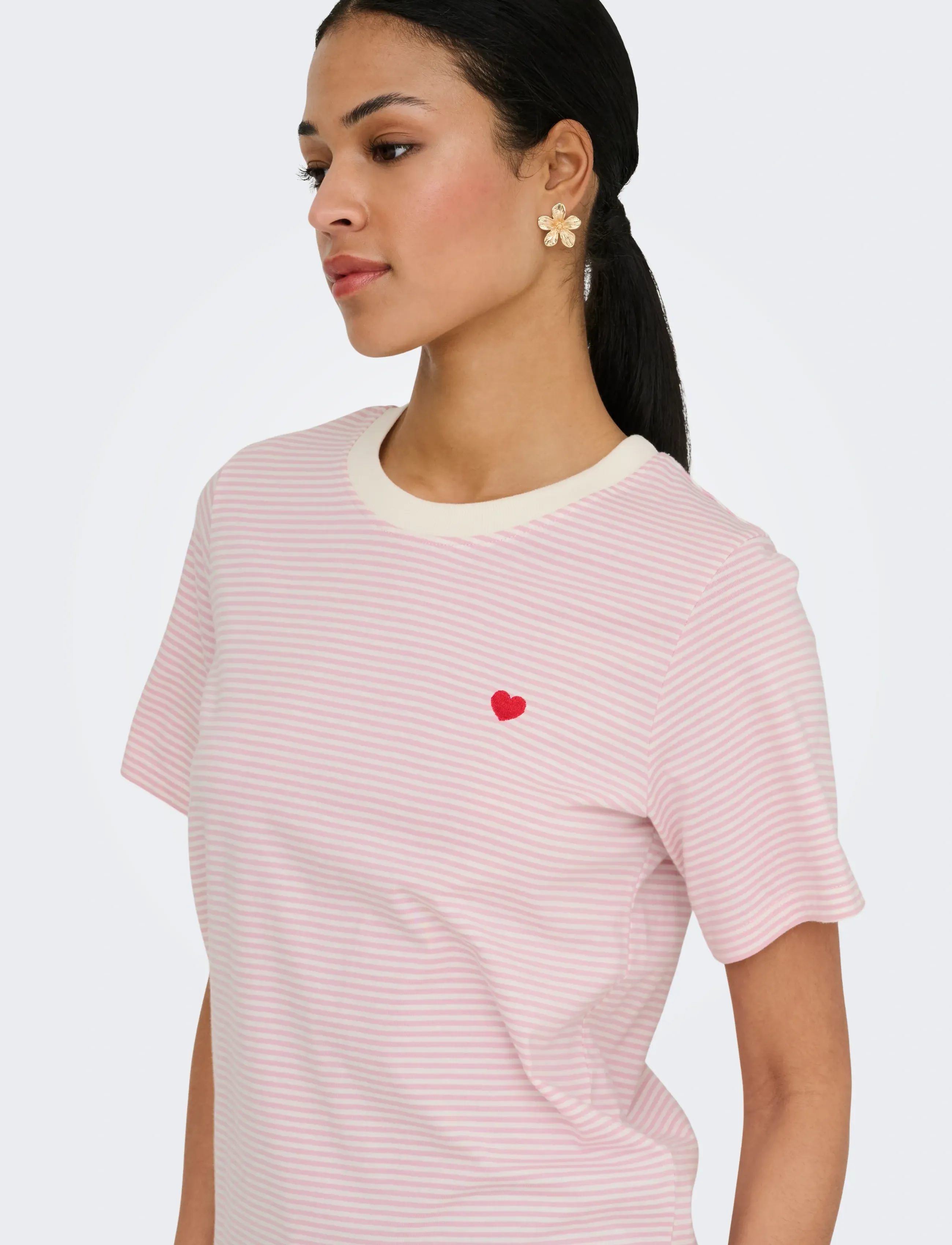 JDY - JDYPISA LIFE S/S PRINT TOP JRS NOOS - t-paidat - cloud dancer - 5