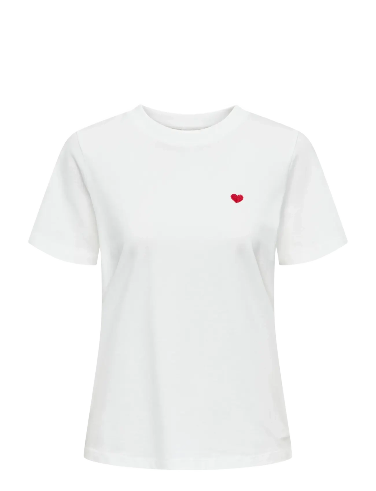 JDY JDYPISA LIFE S/S PRINT TOP JRS NOOS - Riided - CLOUD DANCER / white
