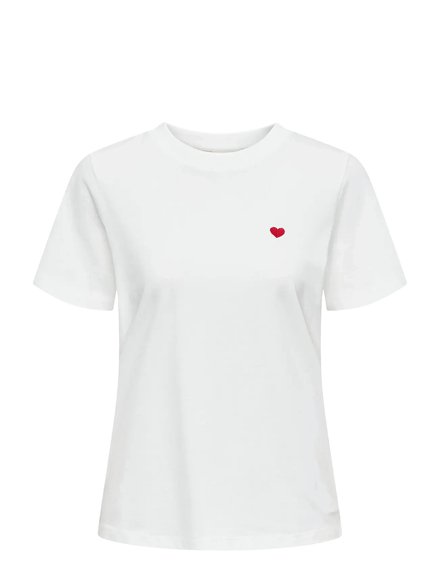 JDY - JDYPISA LIFE S/S PRINT TOP JRS NOOS - t-shirts - cloud dancer - 1