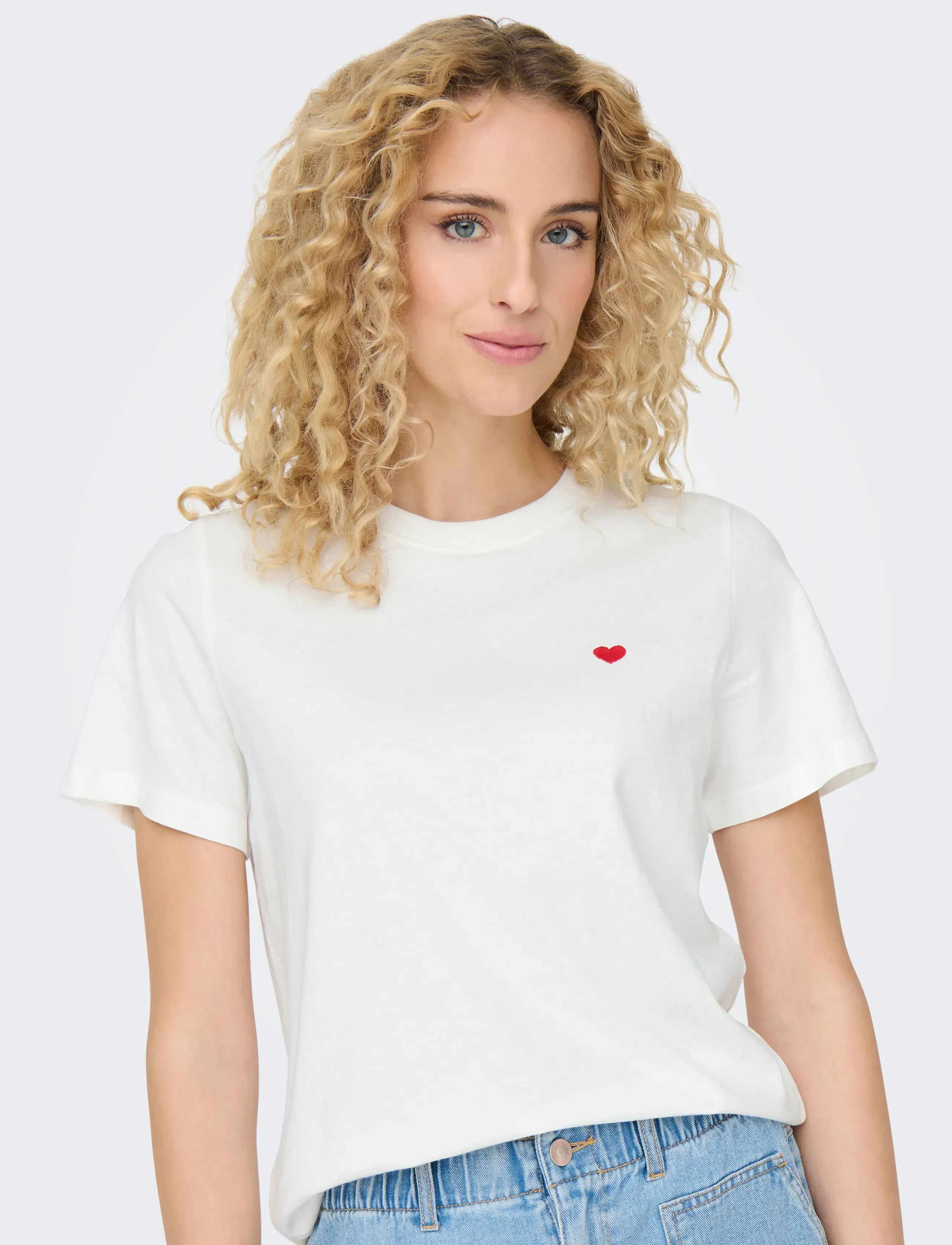 JDY - JDYPISA LIFE S/S PRINT TOP JRS NOOS - t-shirts - cloud dancer - 5