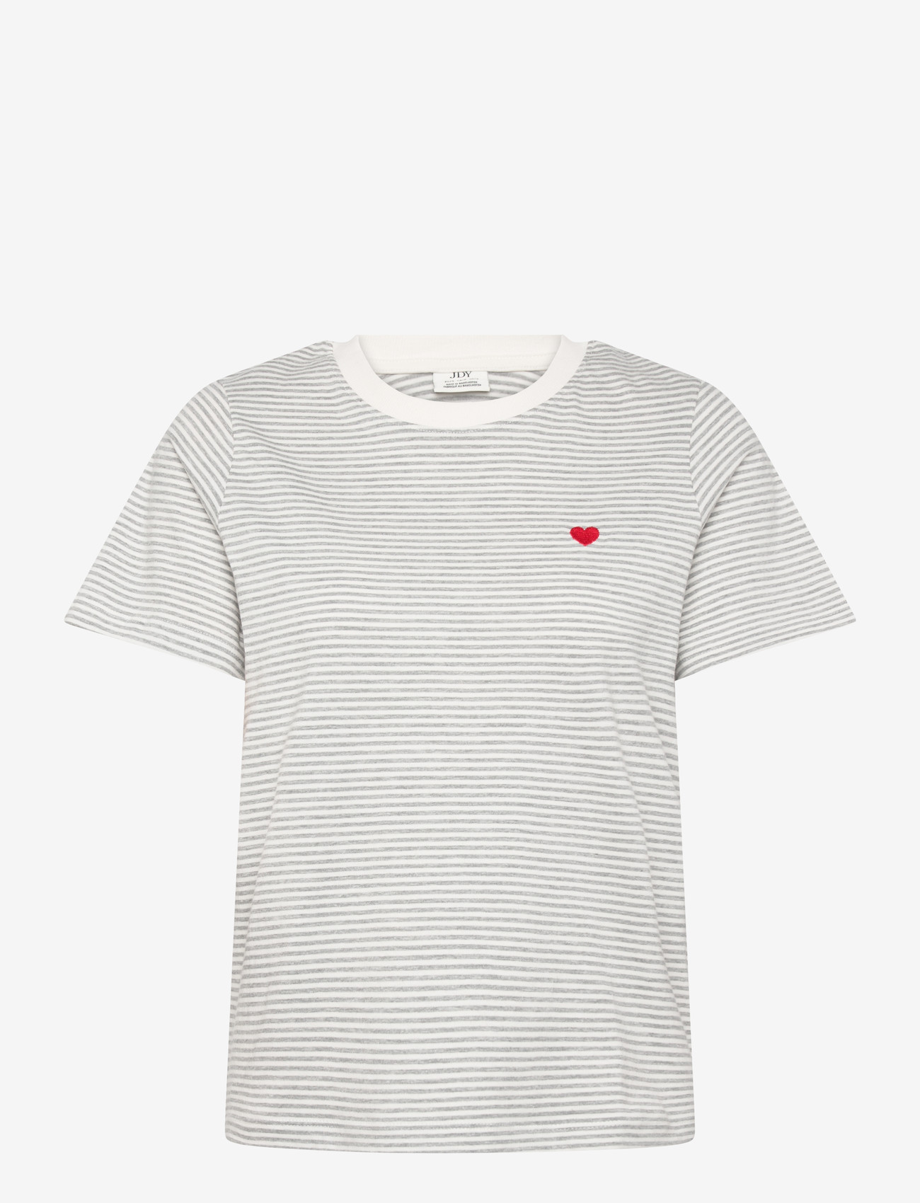 JDY - JDYPISA LIFE S/S PRINT TOP JRS NOOS - t-shirts - cloud dancer - 1