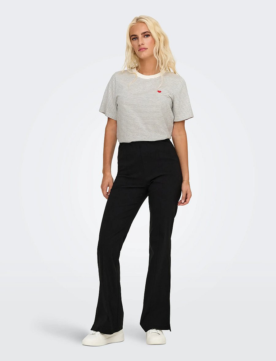 JDY - JDYPISA LIFE S/S PRINT TOP JRS NOOS - t-särgid - cloud dancer - 4