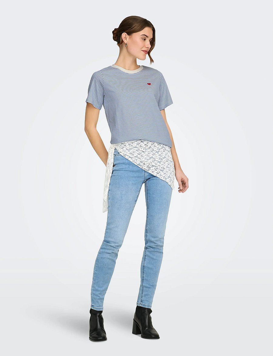 JDY - JDYPISA LIFE S/S PRINT TOP JRS NOOS - t-shirts - ebb and flow - 5