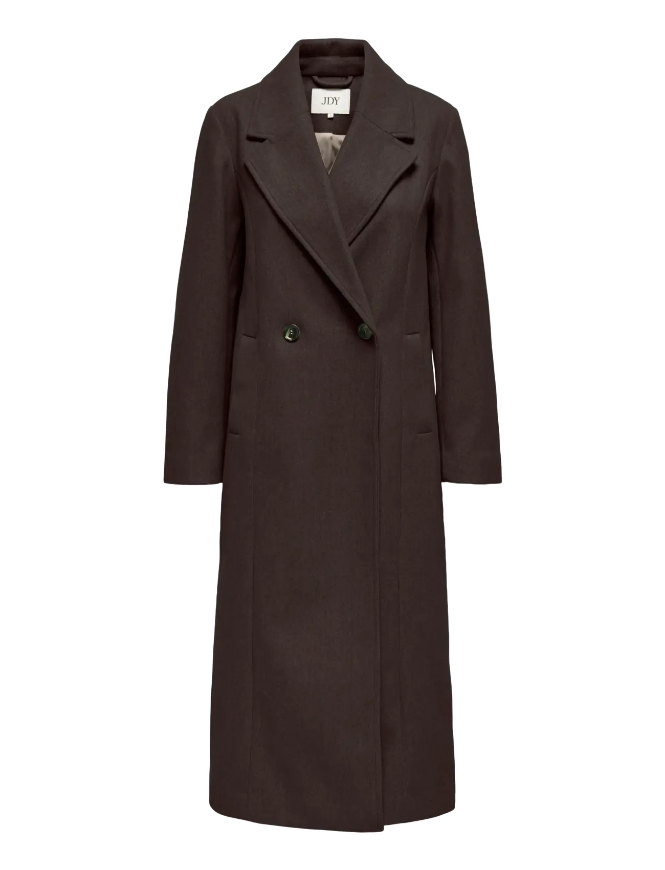 JDY - JDYVIOLA LIFE X-LONG COAT OTW HAB - mäntel - chocolate torte - 1