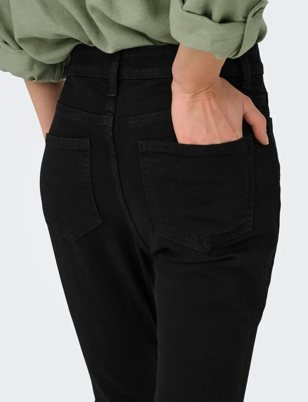 JDY - JDYMOON HW SKINNY JEANS BLACK DNM NOOS - skinny jeans - black denim - 4
