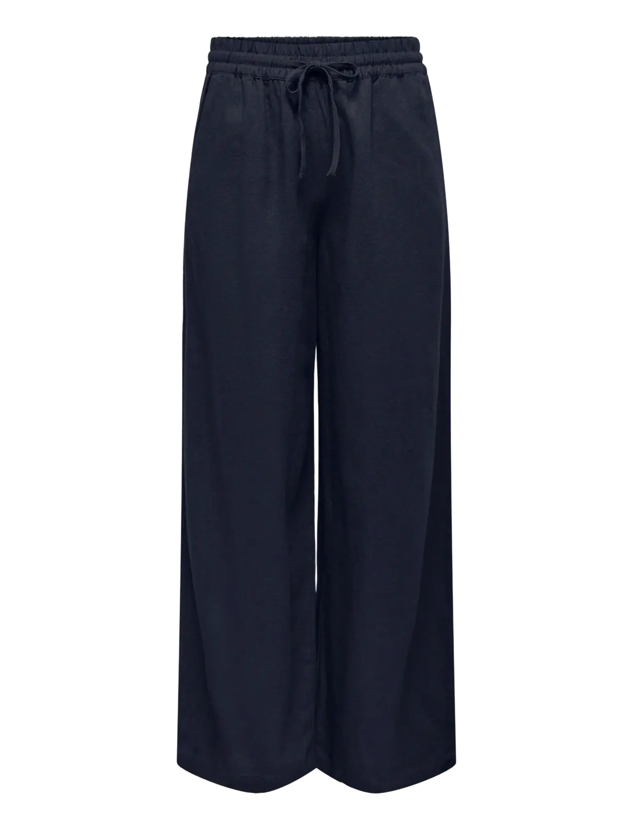 JDY JDYSAY HW LINEN WIDE PANT WVN NOOS - Püksid - SKY CAPTAIN / navy