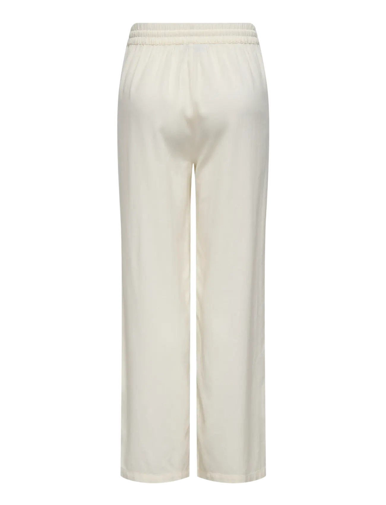 JDY - JDYSAY HW LINEN WIDE PANT WVN NOOS - linbukser - snow white - 2