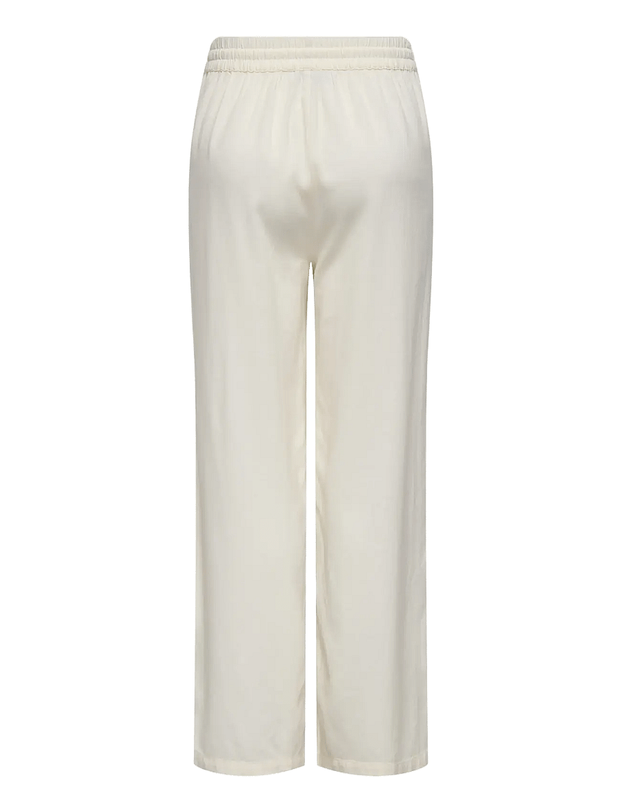 JDY - JDYSAY HW LINEN WIDE PANT WVN NOOS - leinenhosen - snow white - 2