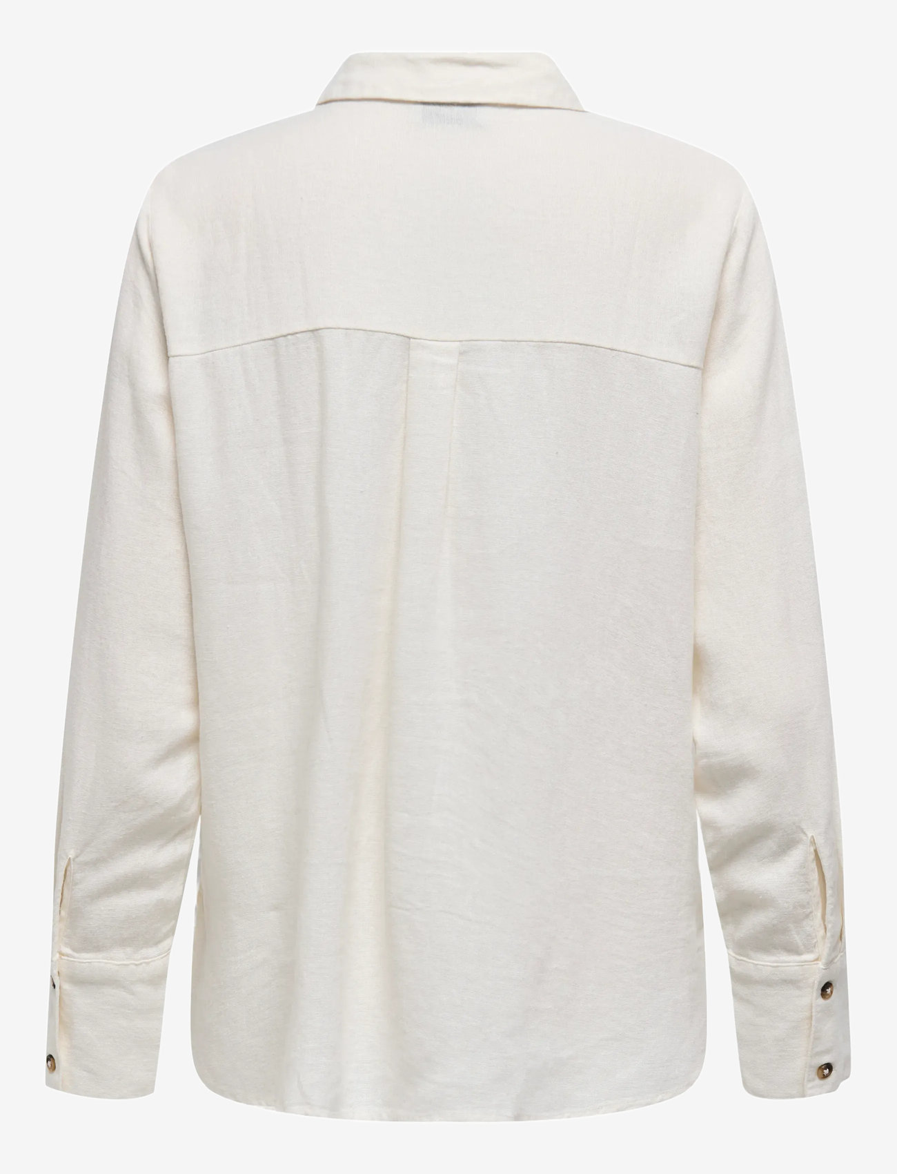 JDY - JDYSAY L/S LINEN LOOSE SHIRT WVN NOOS - langärmlige hemden - snow white - 2
