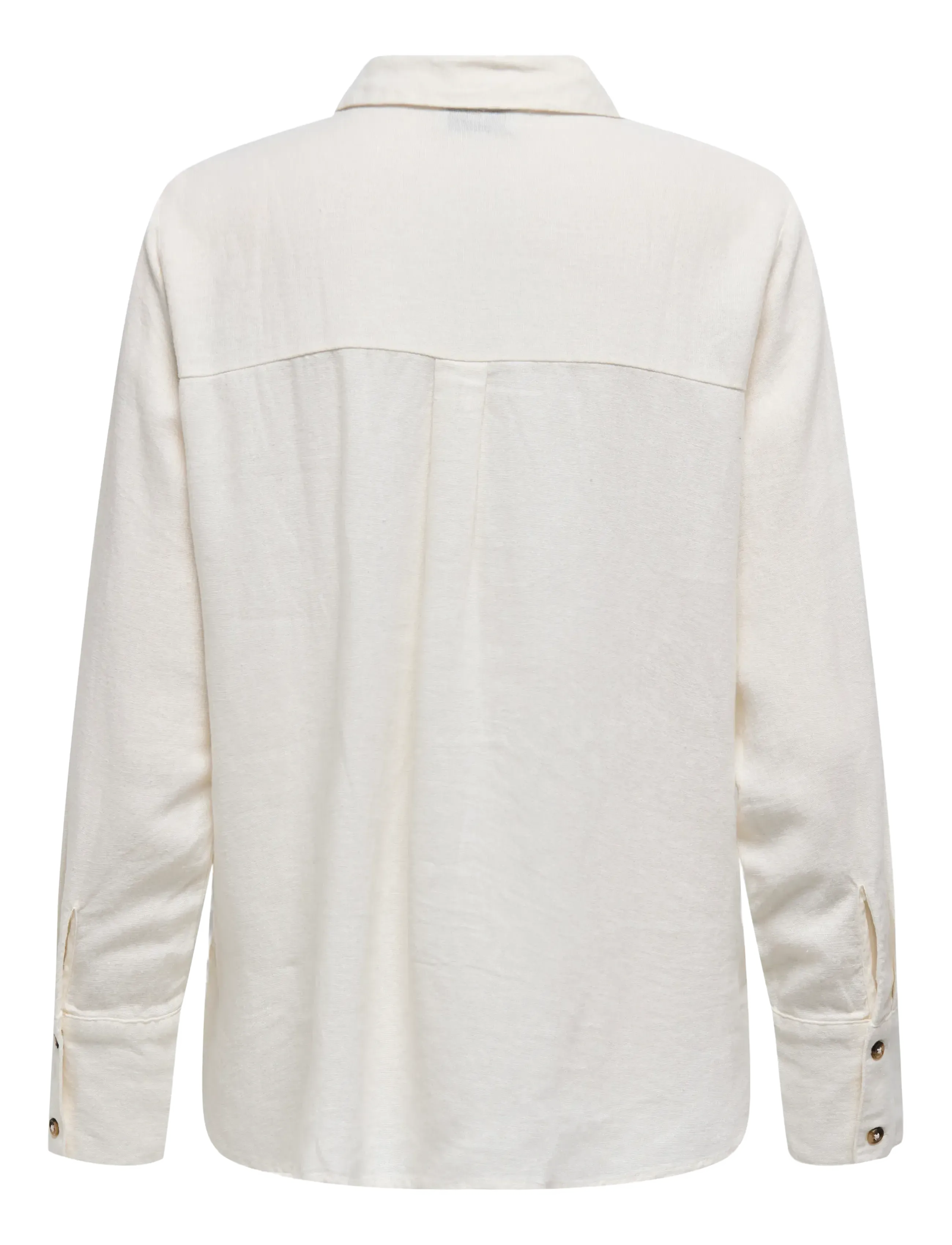 JDY - JDYSAY L/S LINEN LOOSE SHIRT WVN NOOS - chemises à manches longues - snow white - 2