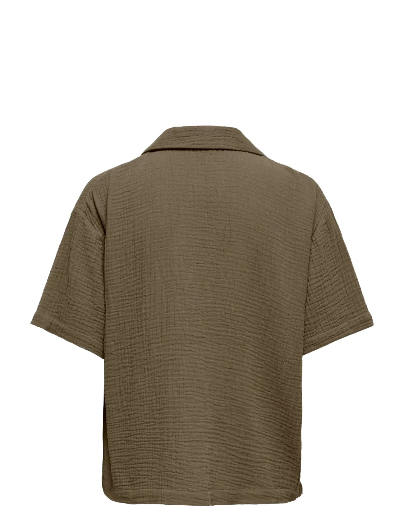 JDY - JDYTHEIS LIFE 2/4 LOOSE SHIRT WVN NOOS - kortærmede skjorter - capers - 1