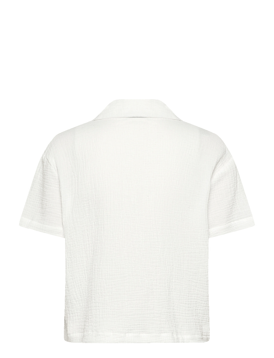 JDY - JDYTHEIS LIFE 2/4 LOOSE SHIRT WVN NOOS - kortærmede skjorter - cloud dancer - 2