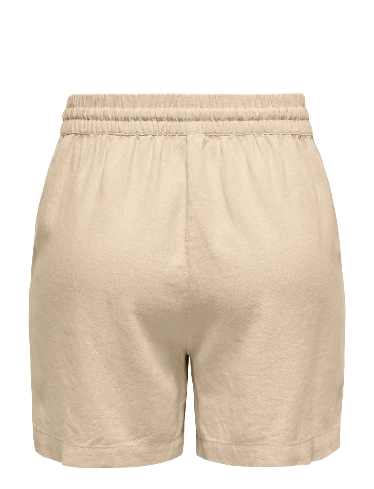 JDY - JDYSAY HW LINEN STRING SHORTS WVN NOOS - casual shorts - oatmeal - 2