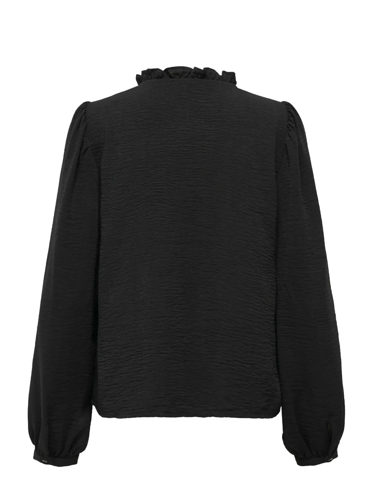 JDY - JDYRACHEL LIFE L/S PINTUCK TOP WVN NOOS - langærmede bluser - black - 2