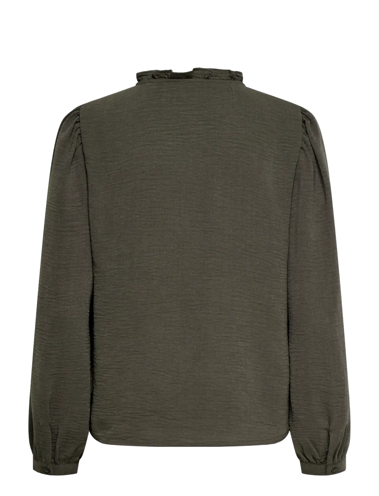 JDY - JDYRACHEL LIFE L/S PINTUCK TOP WVN NOOS - langärmlige blusen - black olive - 2