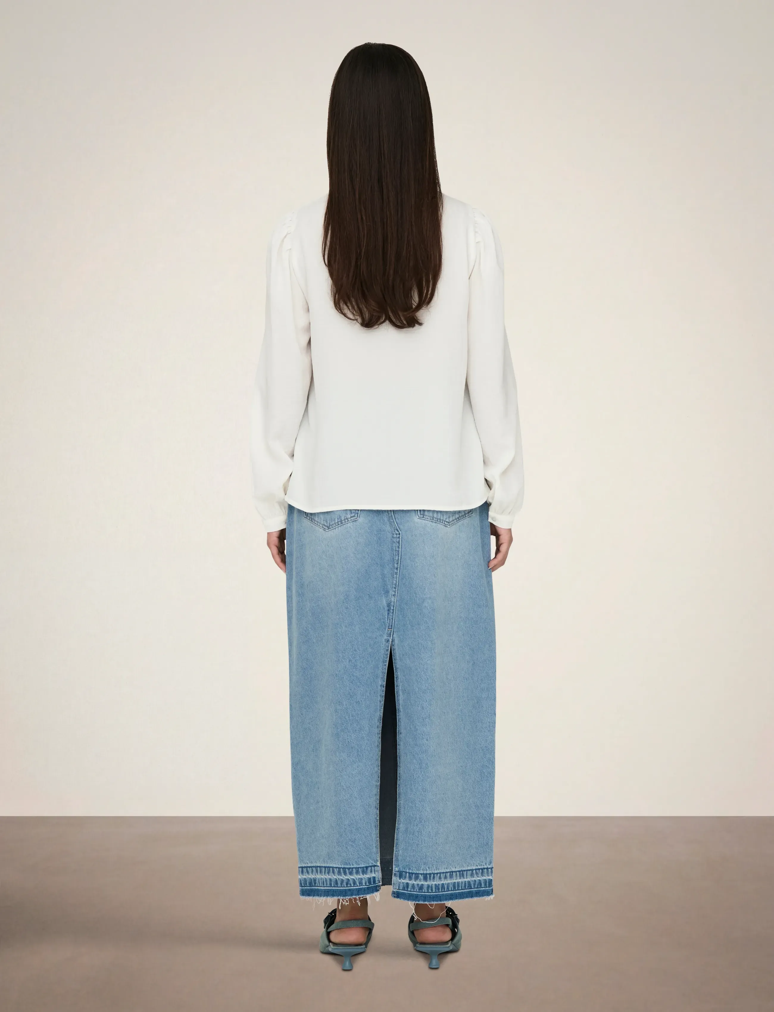 JDY - JDYRACHEL LIFE L/S PINTUCK TOP WVN NOOS - langärmlige blusen - cloud dancer - 3