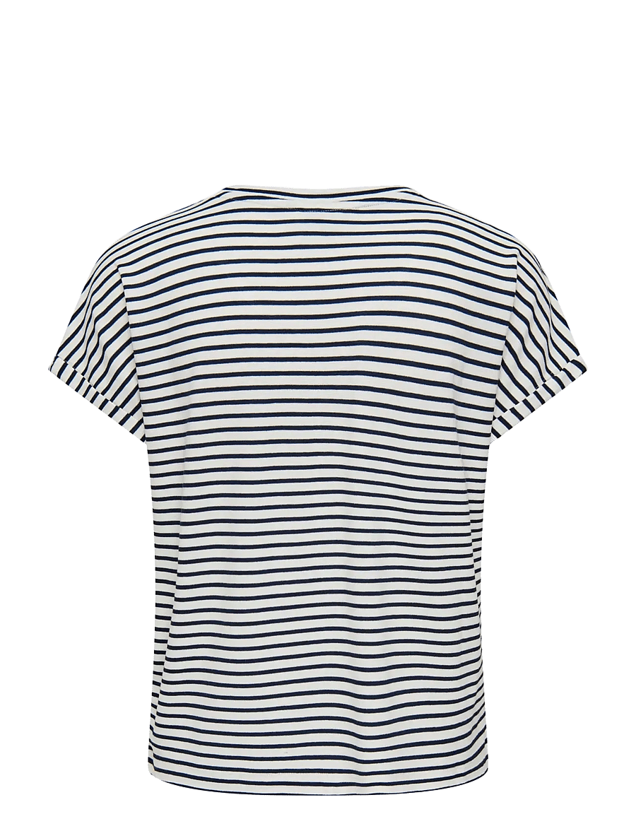 JDY - JDYSISSY S/S O-NECK TOP JRS NOOS - t-shirts - cloud dancer - 2