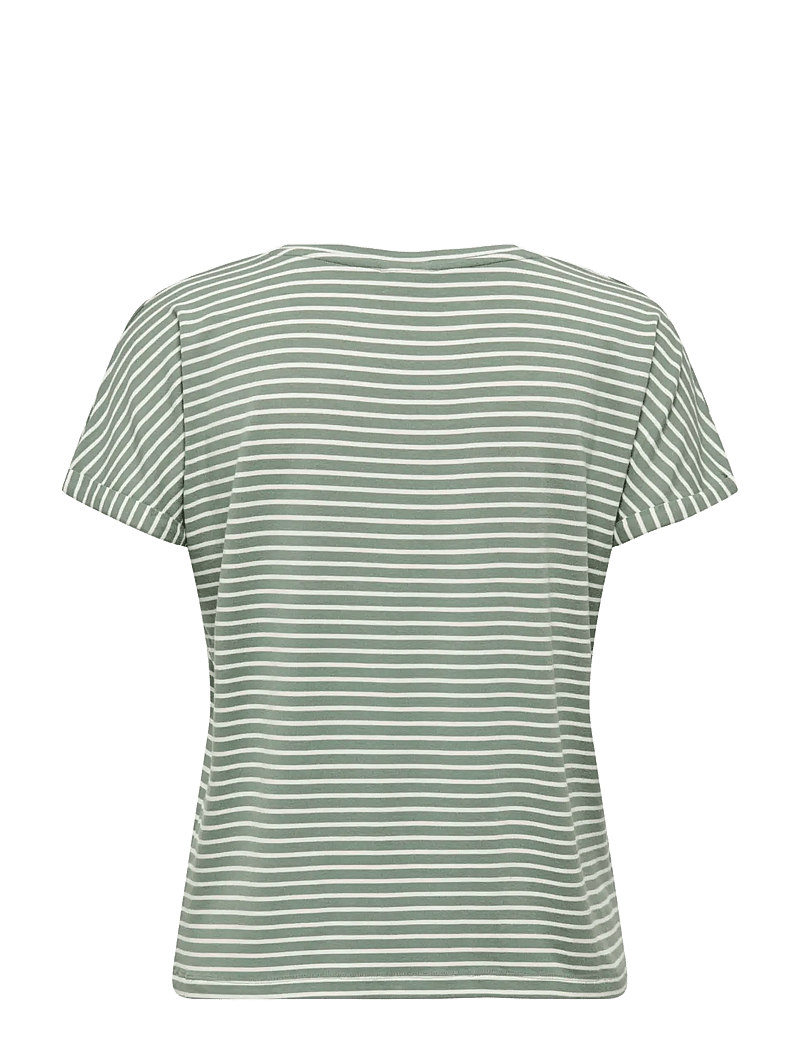 JDY - JDYSISSY S/S O-NECK TOP JRS NOOS - t-shirts - sea spray - 2