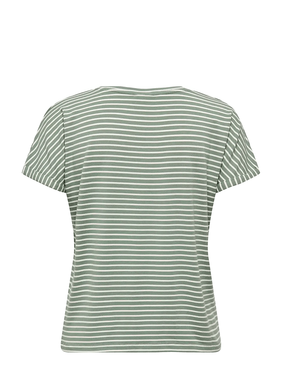 JDY - JDYSISSY S/S O-NECK TOP JRS NOOS - t-shirts - sea spray - 2