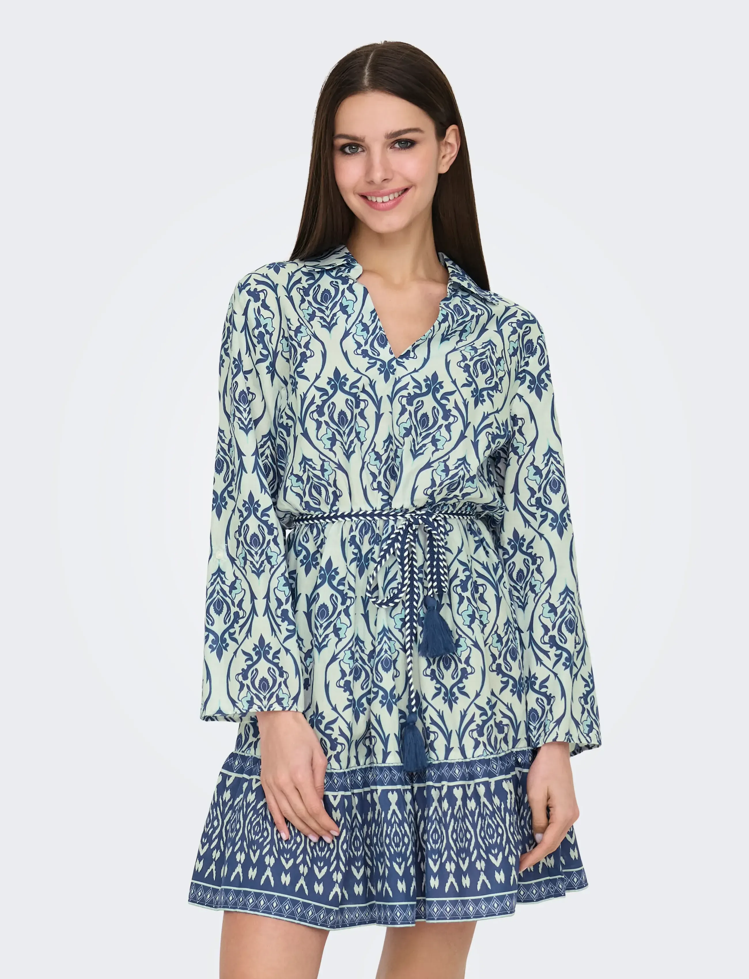 JDY - JDYANNA 7/8 DRESS WVN NOOS - laveste priser - cloud dancer - 0