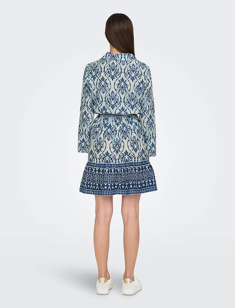 JDY - JDYANNA 7/8 DRESS WVN NOOS - skjortklänningar - cloud dancer - 3