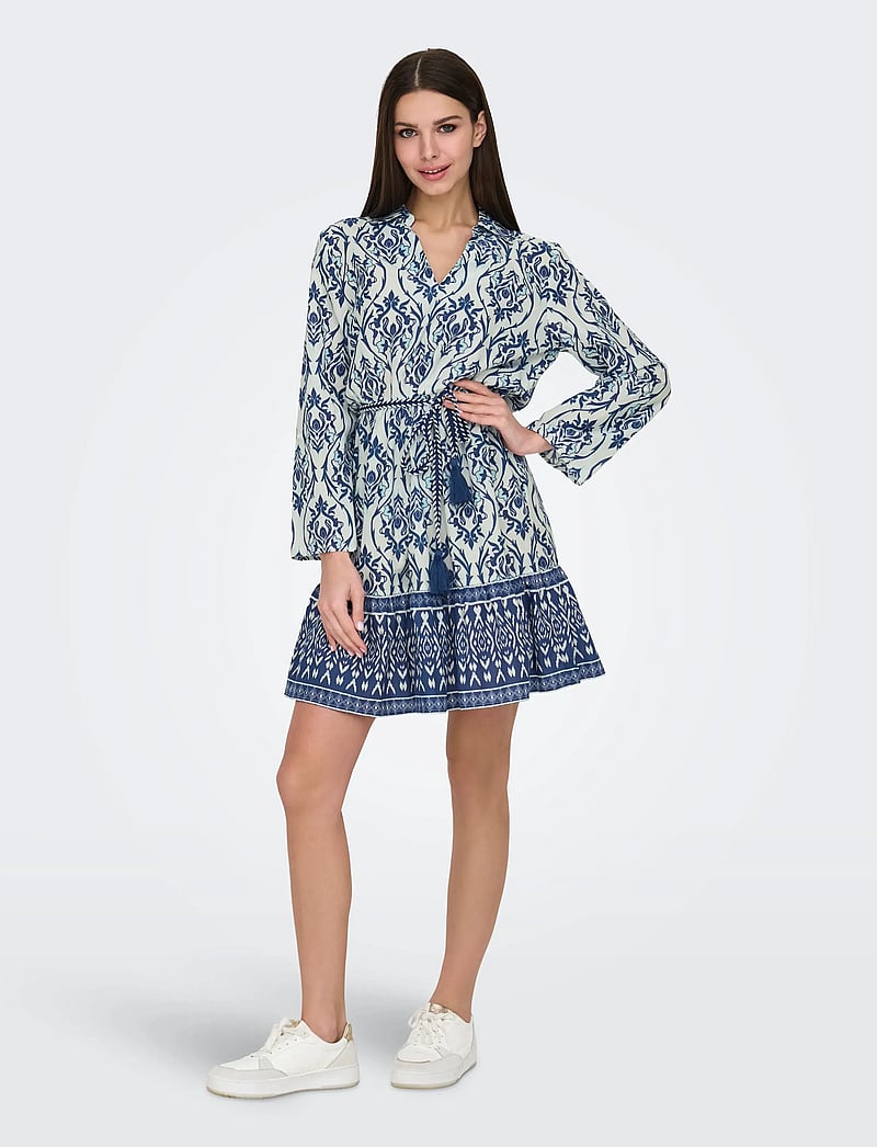 JDY - JDYANNA 7/8 DRESS WVN NOOS - skjortklänningar - cloud dancer - 5