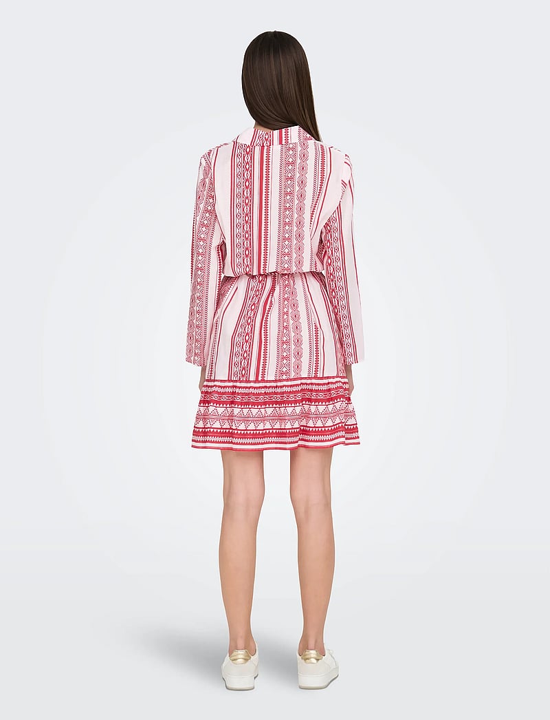 JDY - JDYANNA 7/8 DRESS WVN NOOS - skjortklänningar - cloud dancer - 3