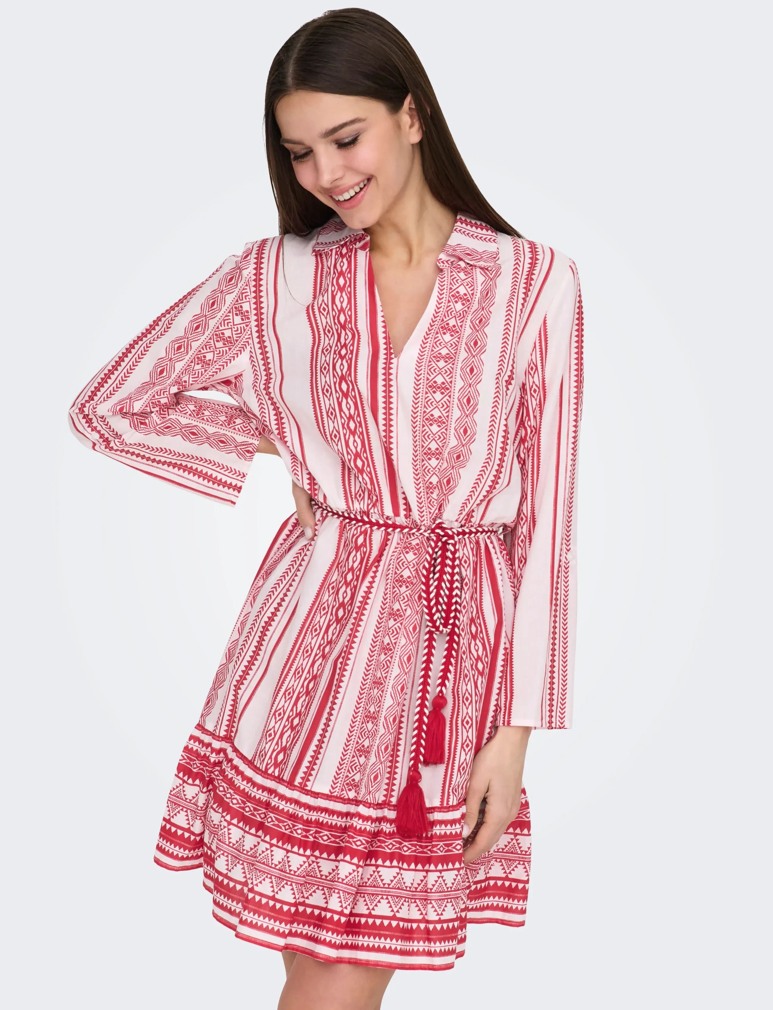 JDY - JDYANNA 7/8 DRESS WVN NOOS - cloud dancer - 5
