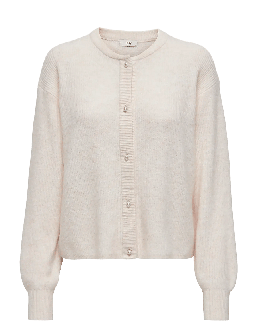 JDY - JDYLUMI L/S BUTTON CARDIGA KNT NOOS - gilets - birch - 1