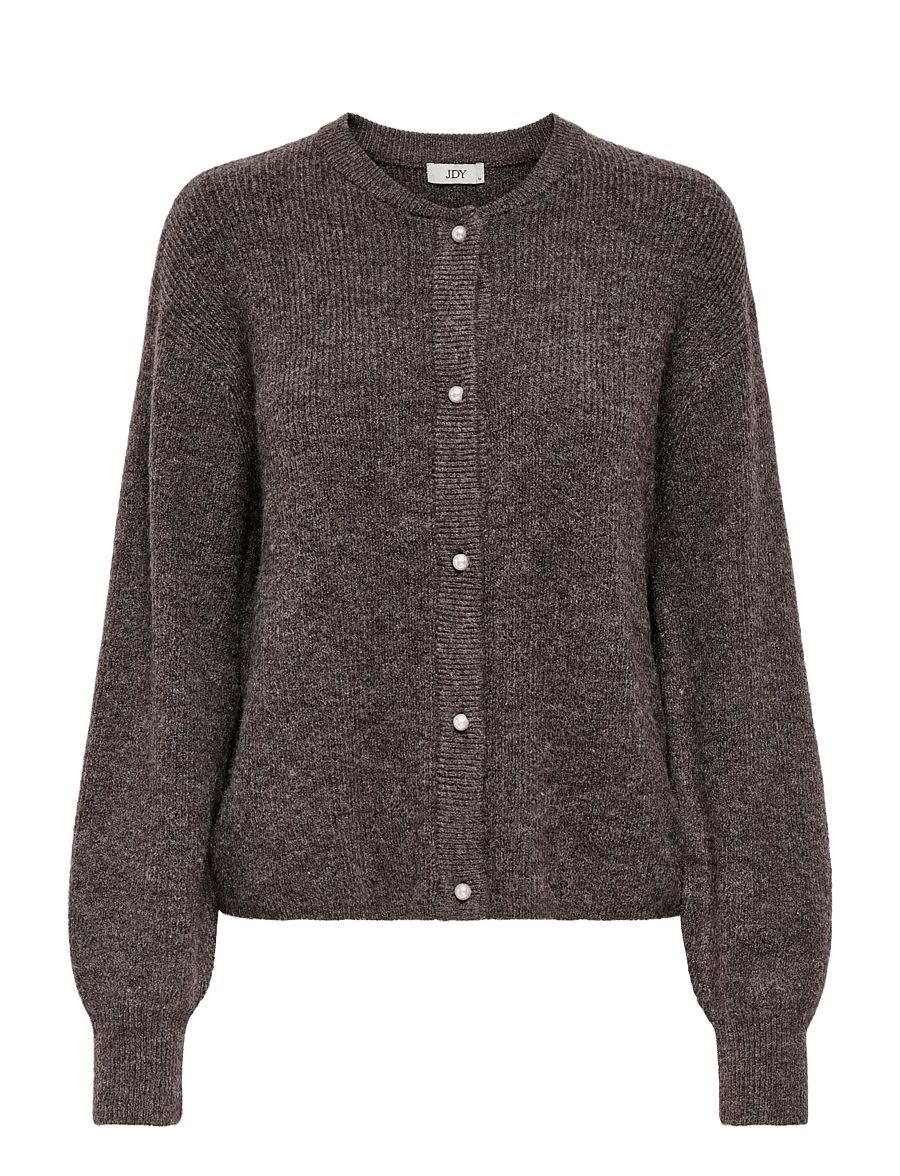JDY - JDYLUMI L/S BUTTON CARDIGA KNT NOOS - cardigans - bracken - 1