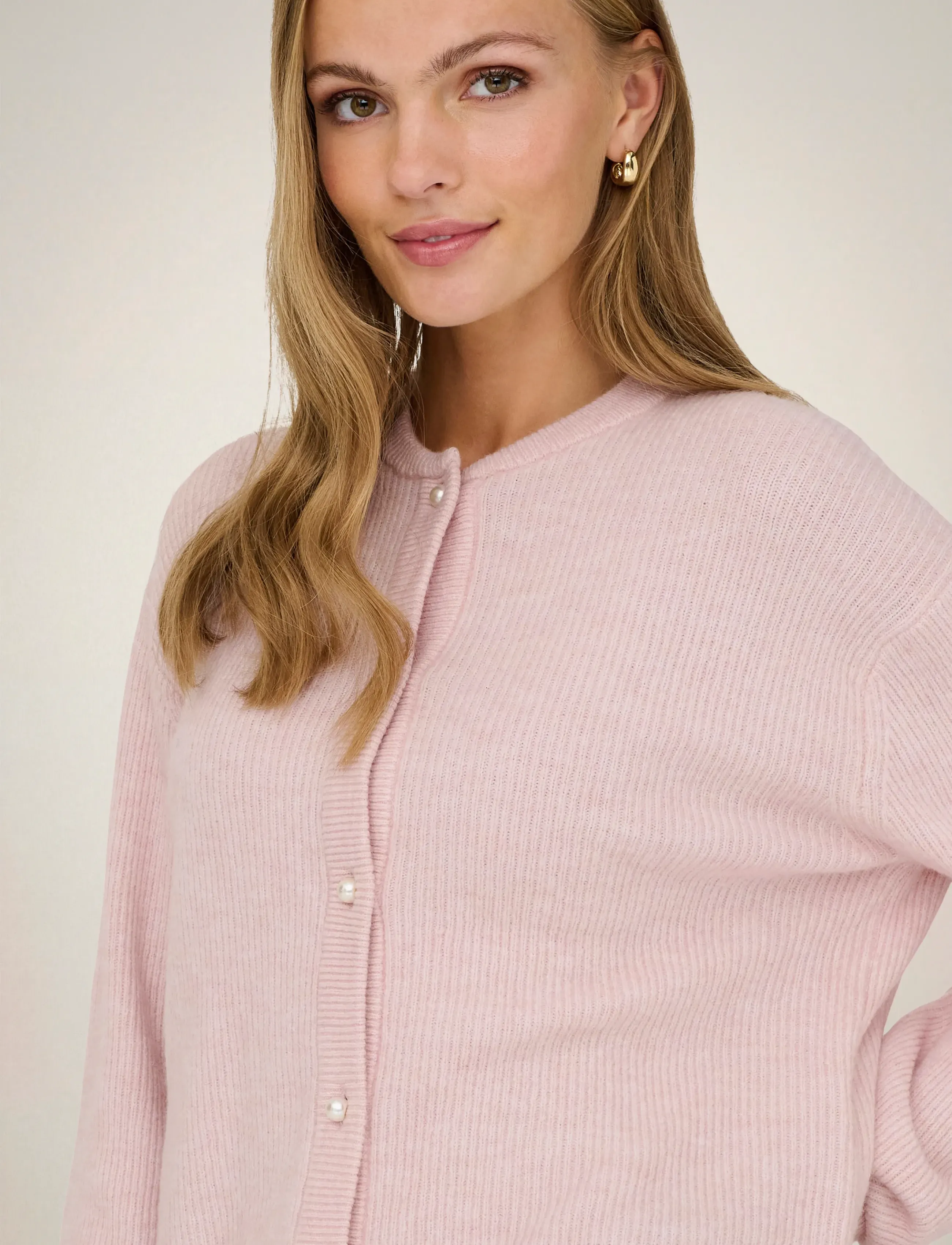 JDY - JDYLUMI L/S BUTTON CARDIGA KNT NOOS - cardigans - light lilac - 5