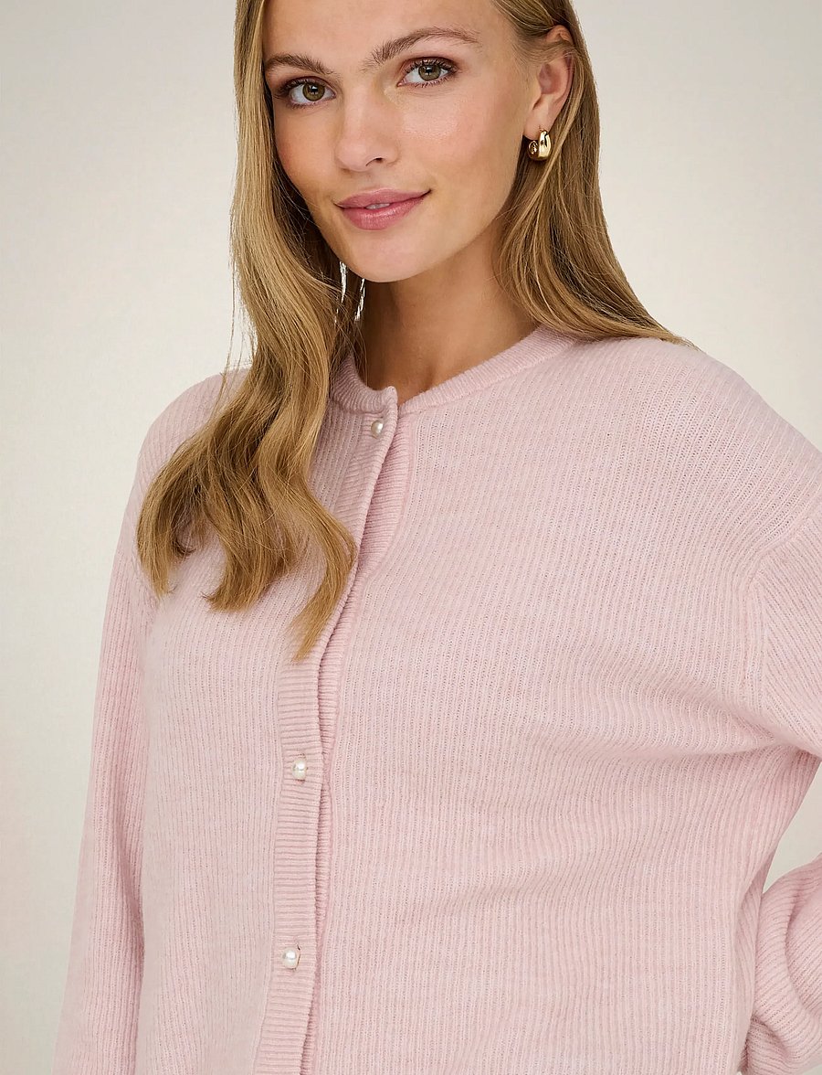 JDY - JDYLUMI L/S BUTTON CARDIGA KNT NOOS - cardigans - light lilac - 5