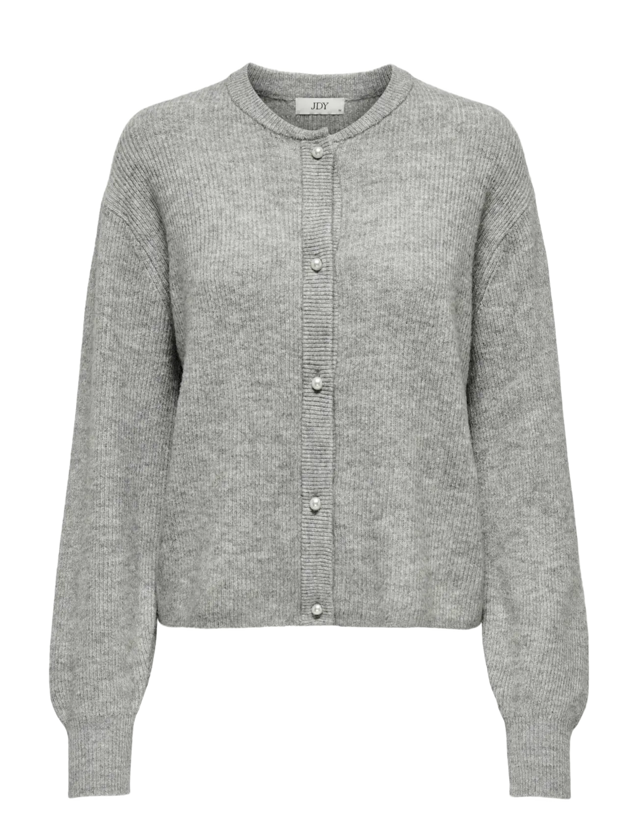 JDY JDYLUMI L/S BUTTON CARDIGA KNT NOOS - Cardigans - MEDIUM GREY MELANGE / grey