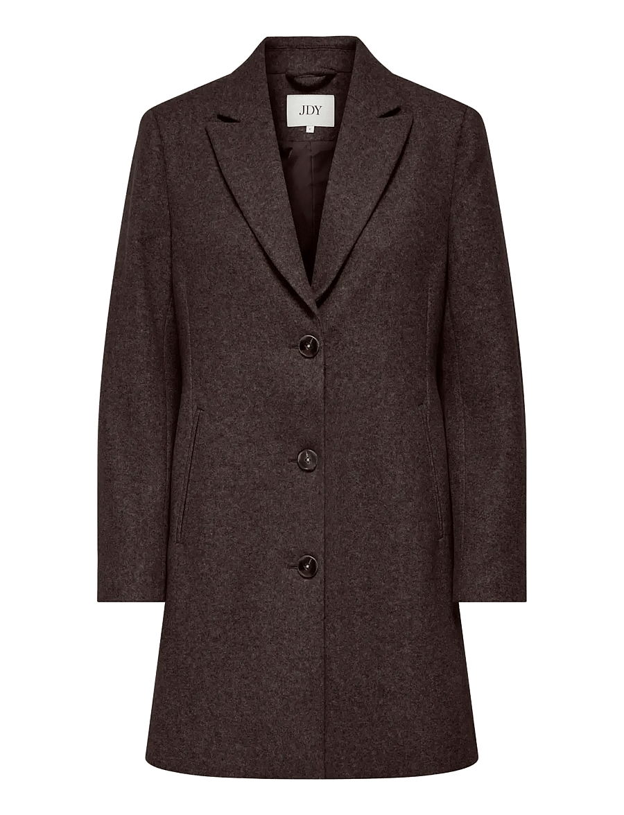 JDY - JDYECHO COAT OTW NOOS - chocolate torte - 1