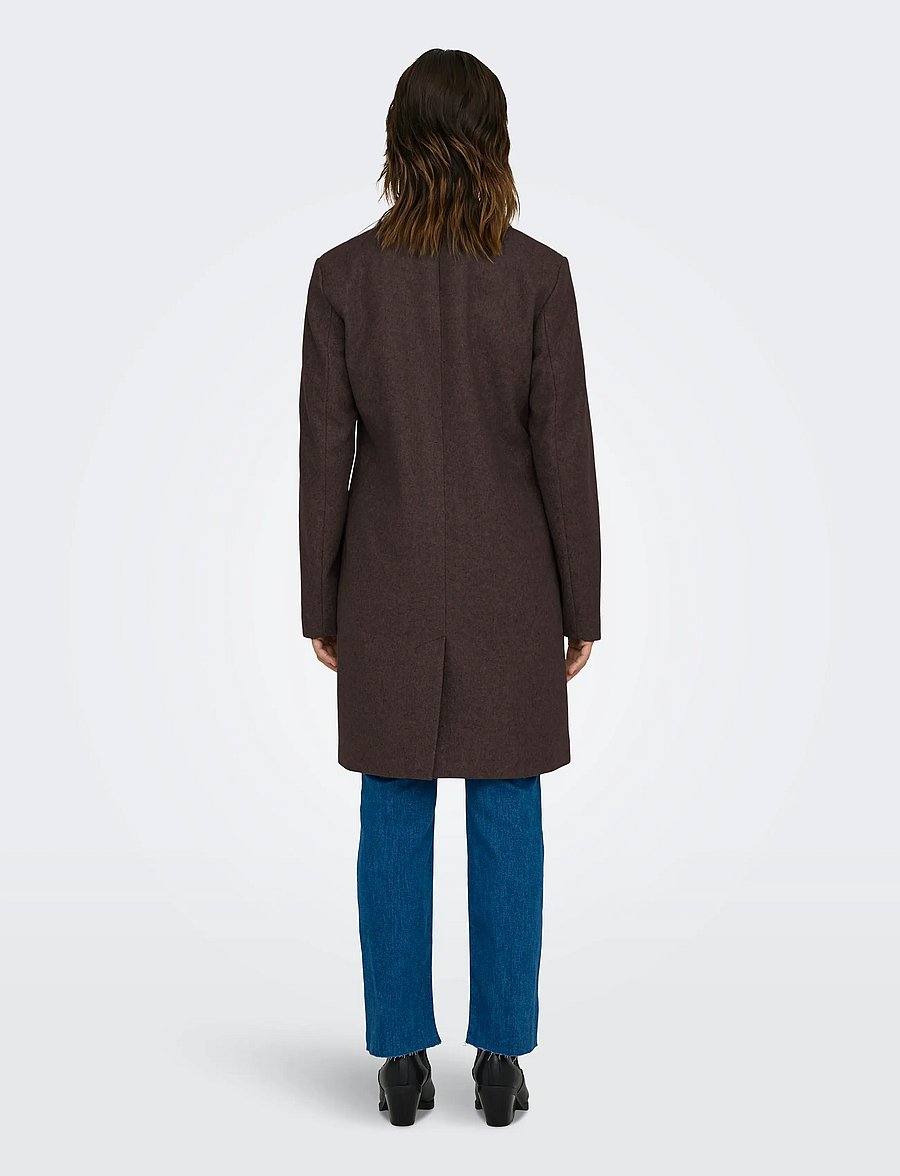 JDY - JDYECHO COAT OTW NOOS - chocolate torte - 3