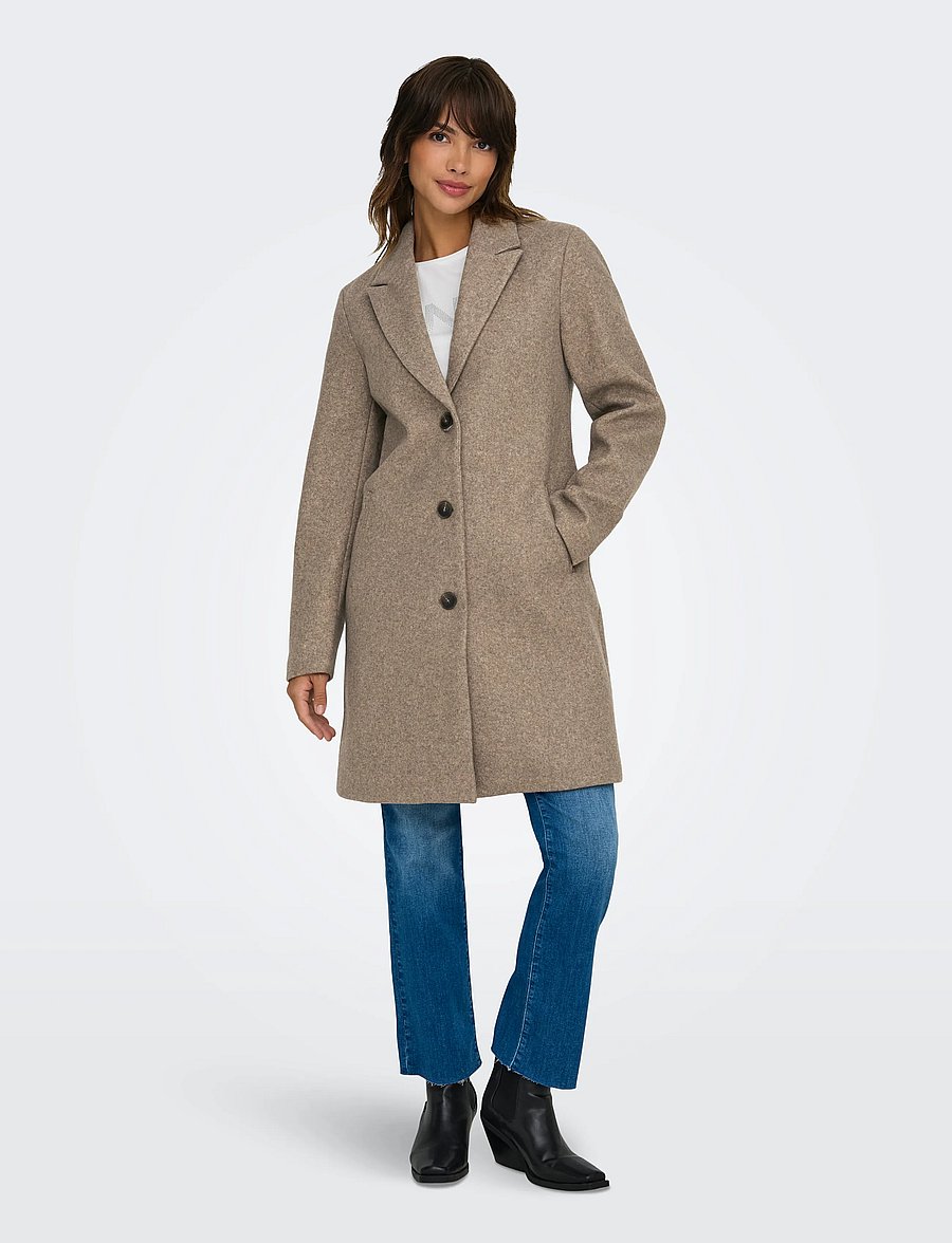 JDY - JDYECHO COAT OTW NOOS - frakker - nature - 0