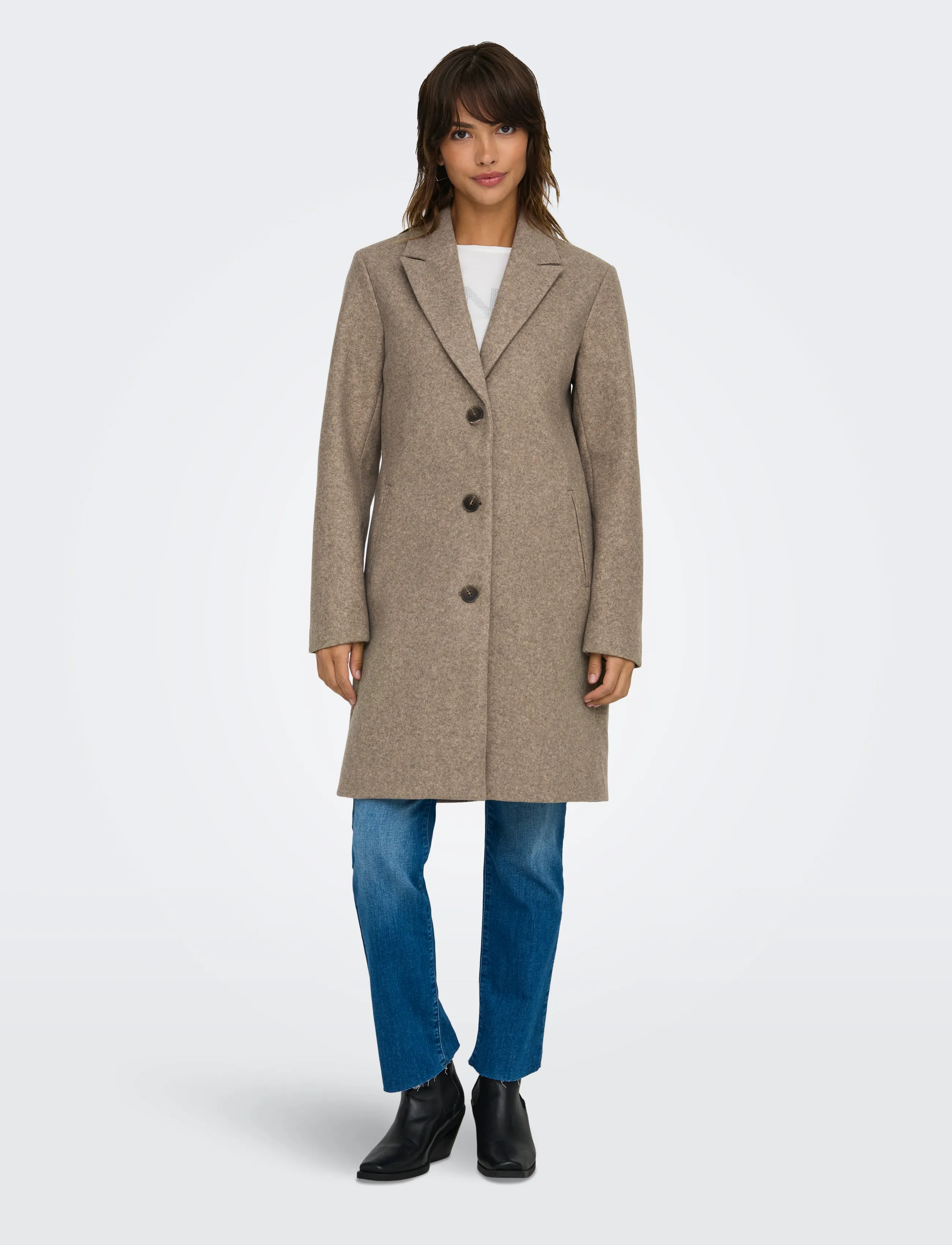 JDY - JDYECHO COAT OTW NOOS - frakker - nature - 4