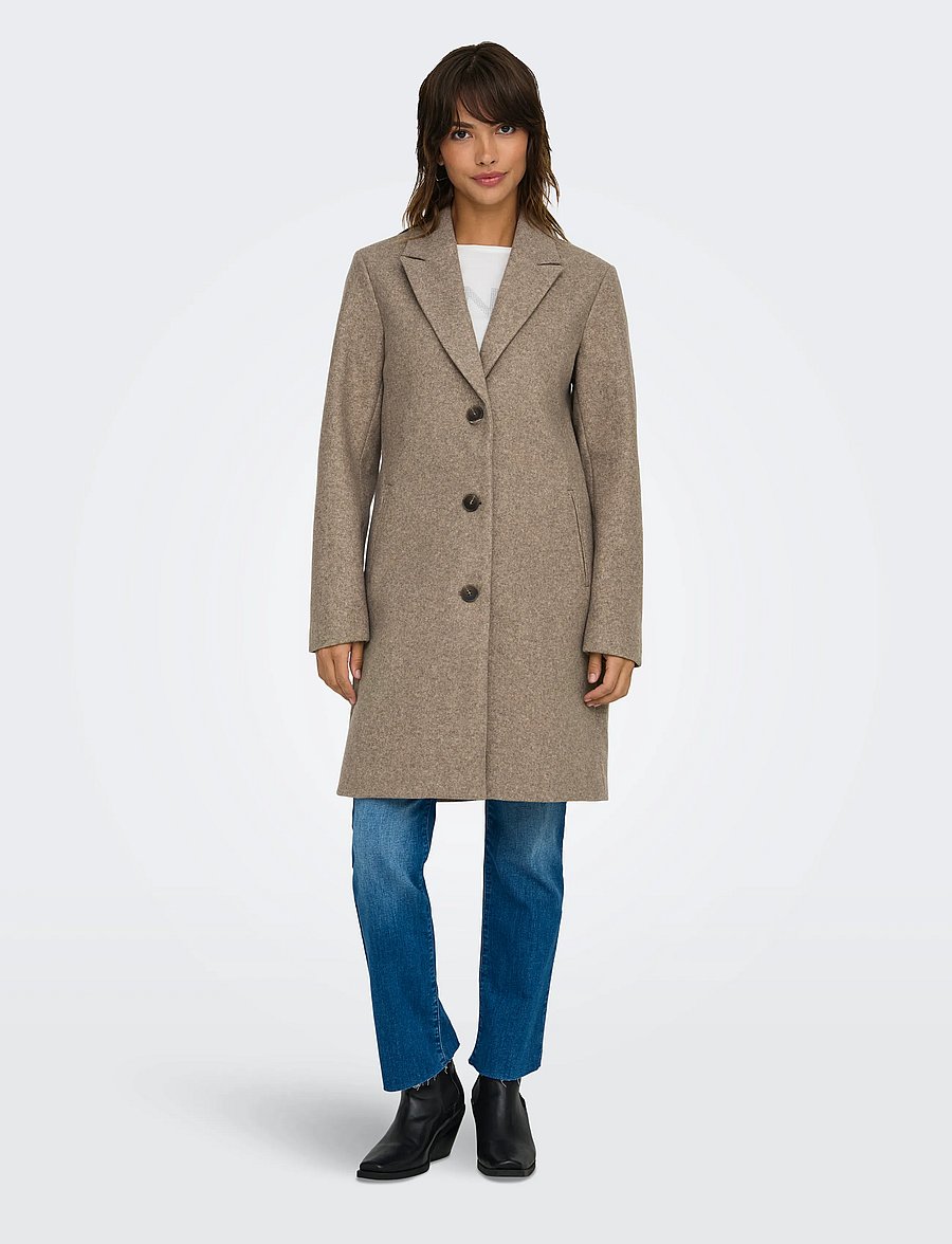 JDY - JDYECHO COAT OTW NOOS - frakker - nature - 4
