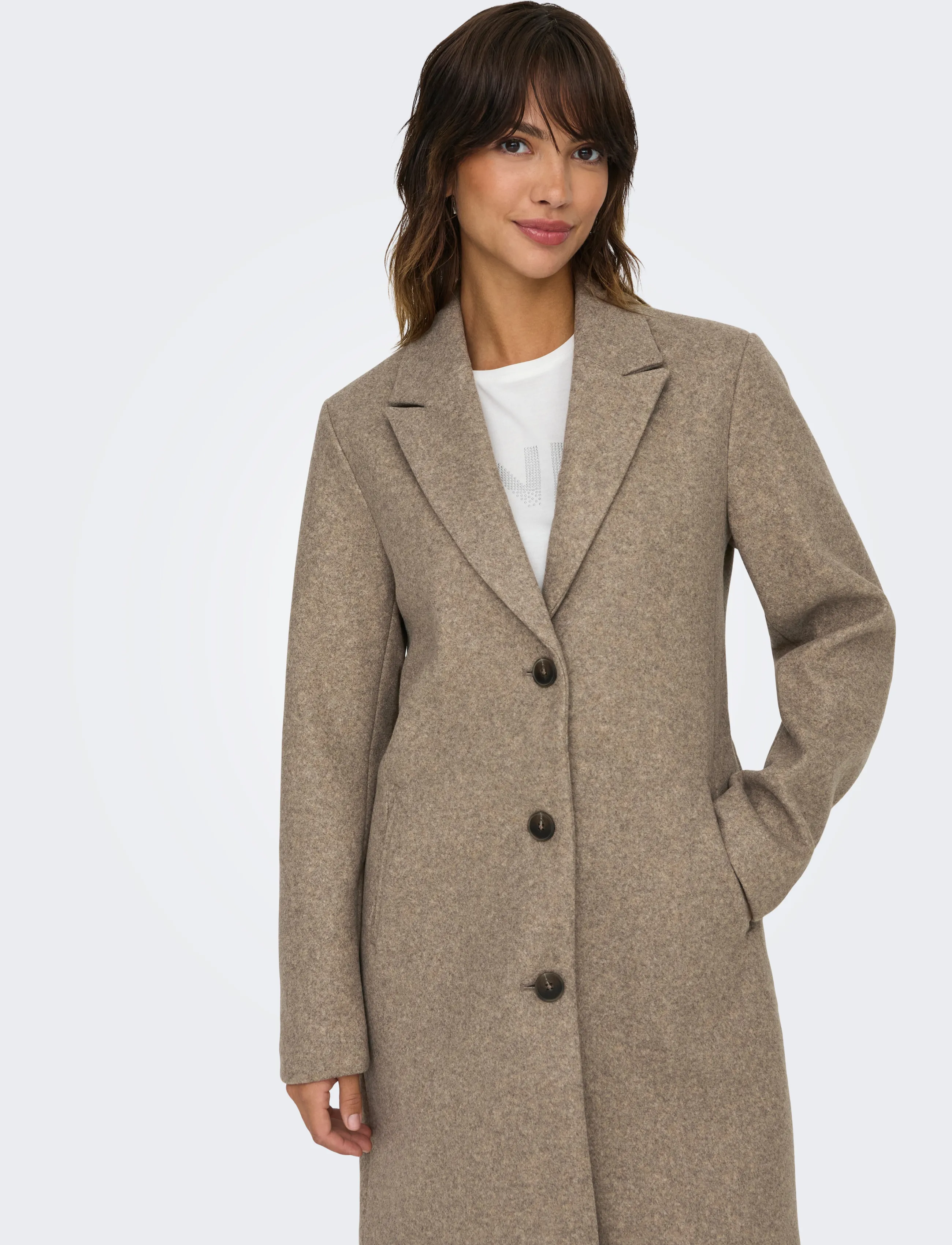 JDY - JDYECHO COAT OTW NOOS - frakker - nature - 5