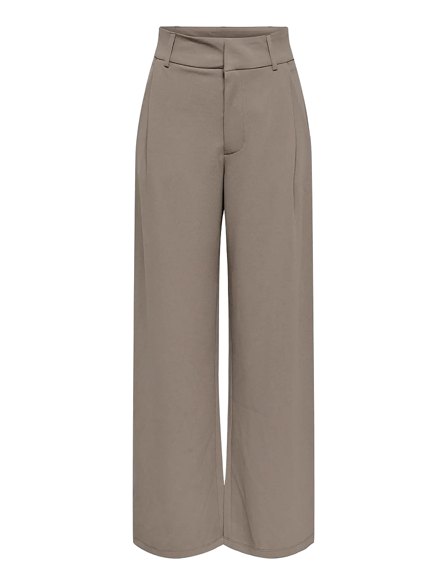 JDY - JDYGEGGO LIFE OCCASION PANT JRS NOOS - pantalons droits - driftwood - 1