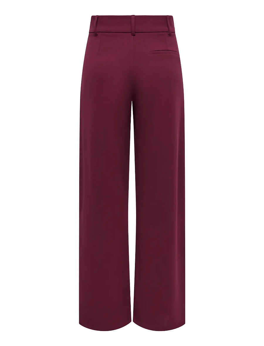 JDY - JDYGEGGO LIFE OCCASION PANT JRS NOOS - bukser med lige ben - windsor wine - 2