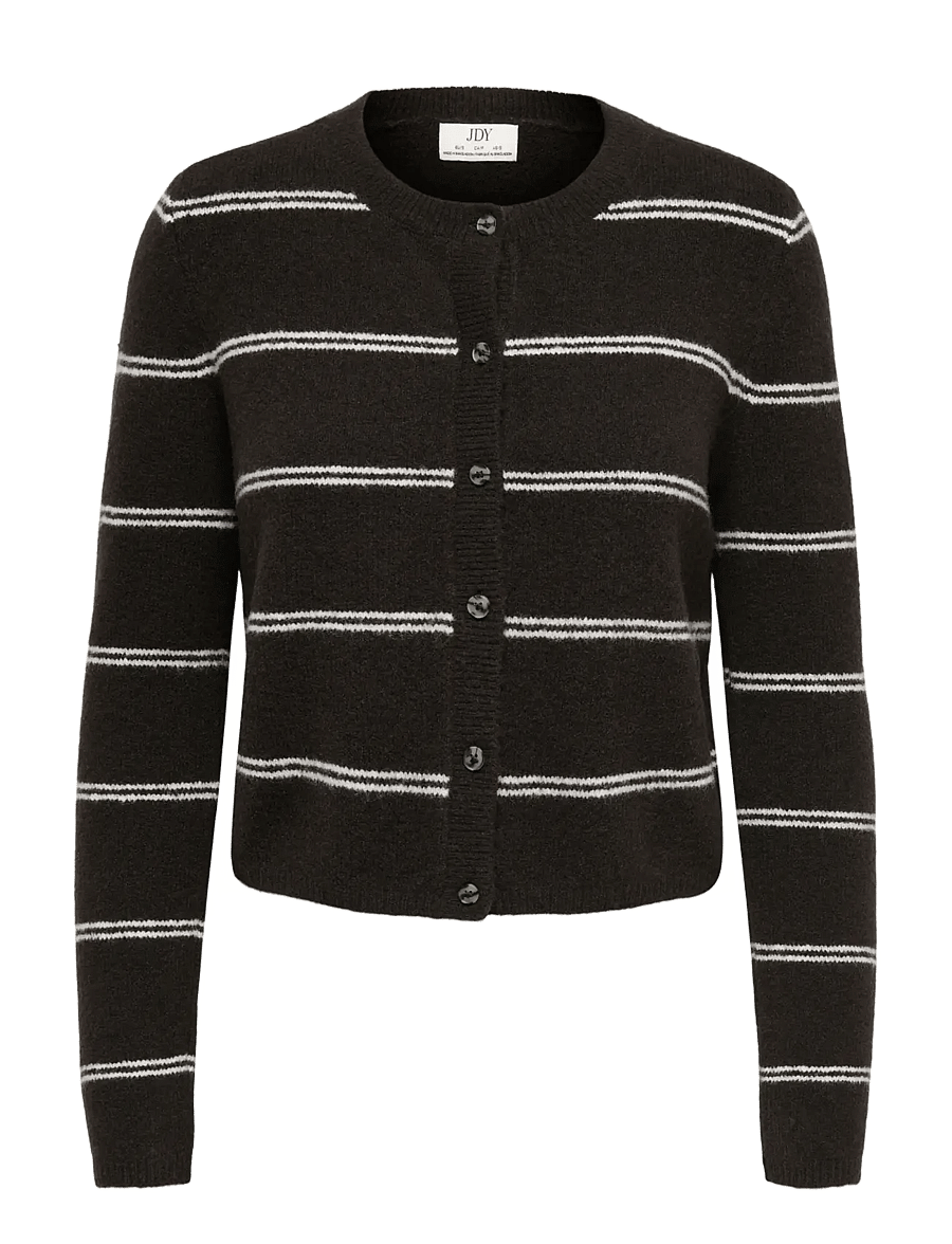 JDY - JDYCHLOE L/S CARDIGAN KNT NOOS - cardigans - chocolate torte - 1