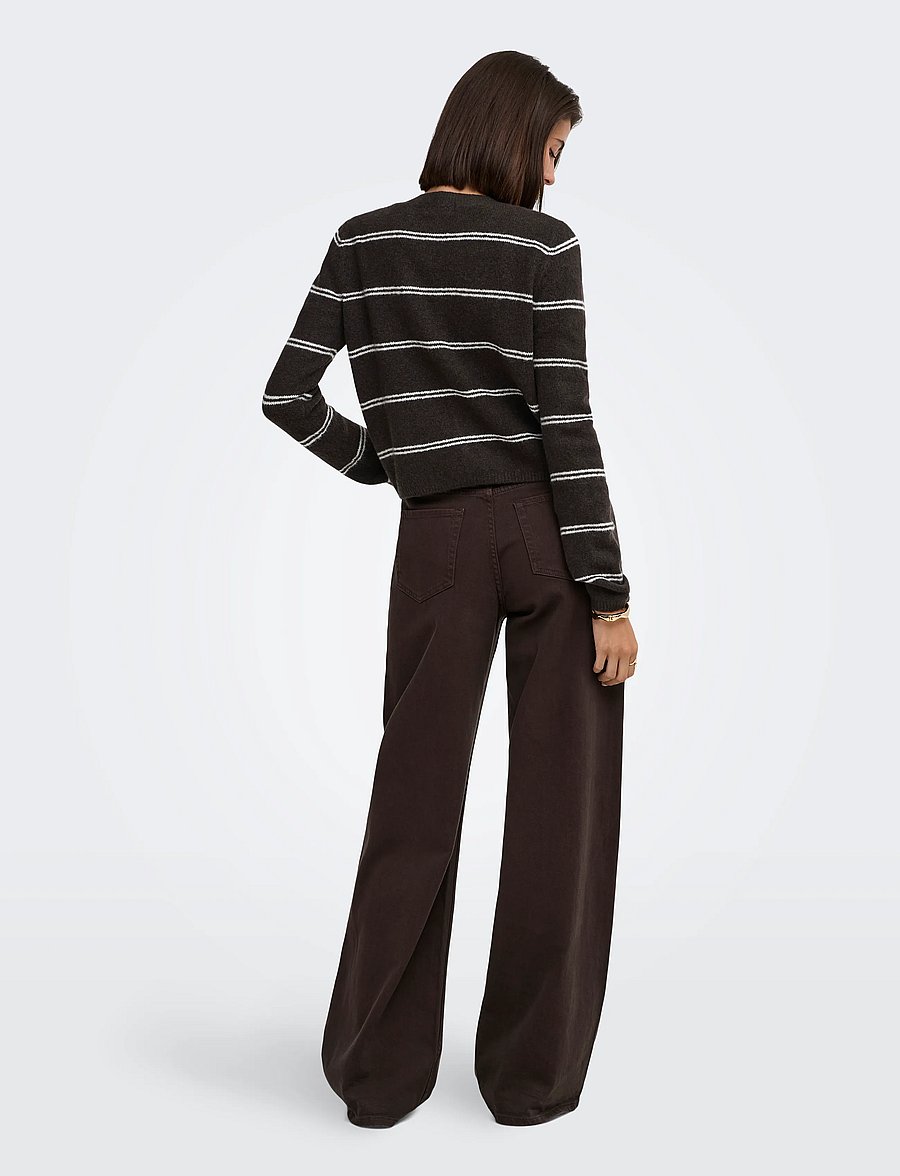 JDY - JDYCHLOE L/S CARDIGAN KNT NOOS - cardigans - chocolate torte - 3