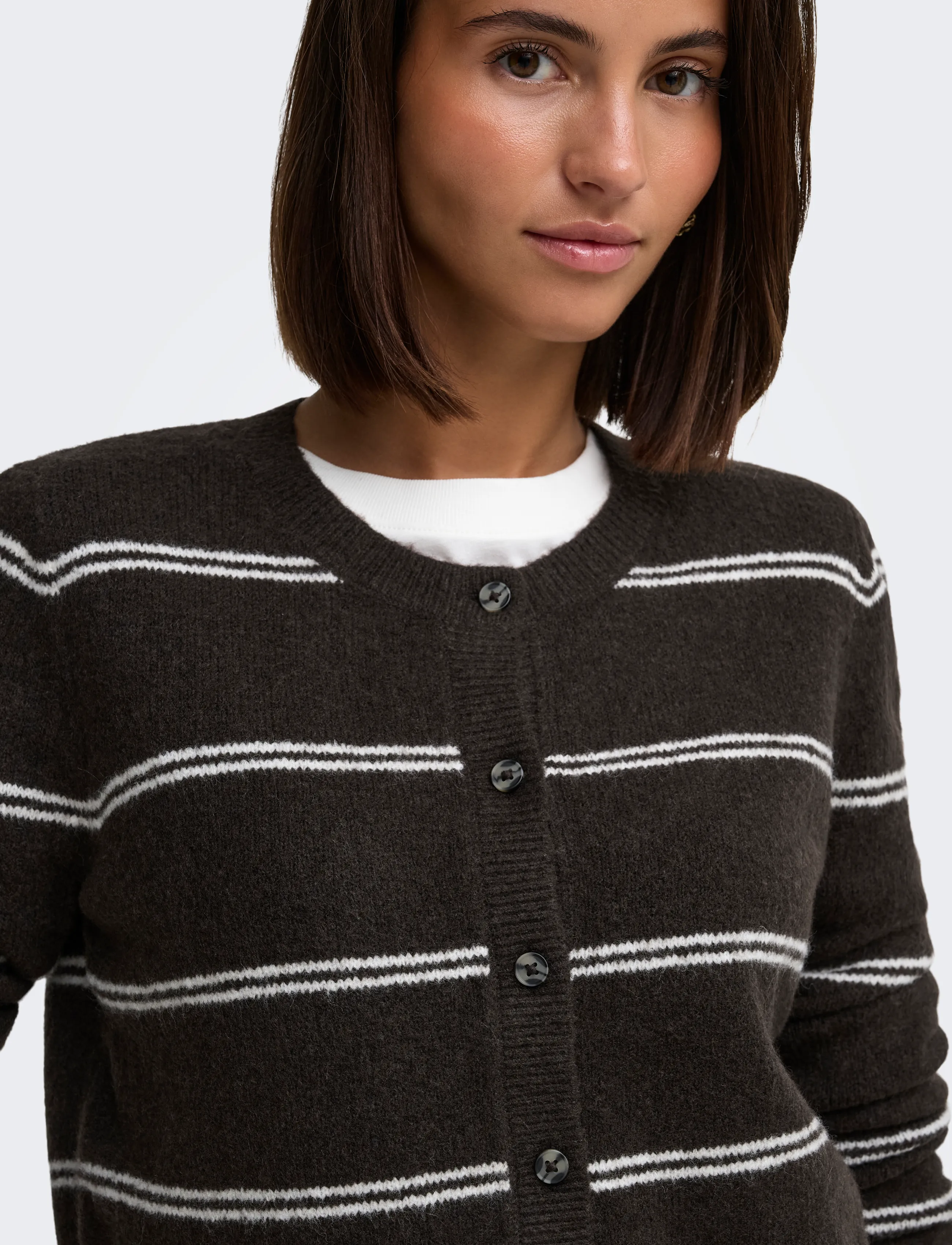 JDY - JDYCHLOE L/S CARDIGAN KNT NOOS - sügisesed riided - chocolate torte - 5