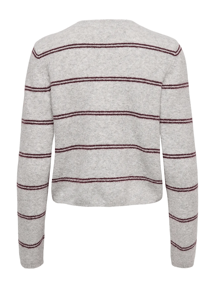 JDY - JDYCHLOE L/S CARDIGAN KNT NOOS - cardigans - light grey melange - 2